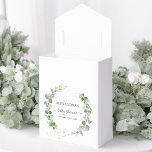 Baby shower Eucalyptus groen Boho rustiek Bedankdoosjes<br><div class="desc">Verhoog de charme van uw baby shower met ons Baby shower Green Elegant Waterverf Boho Paper Favor Boxes. Deze dozen zijn een perfecte mix van natuurlijke schoonheid en bohemien elegantie, het toevoegen van een vleugje verfijning aan uw viering terwijl het dienen als heerlijke koekjes voor uw gasten. Elke gunst doos...</div>