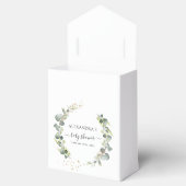 Baby Shower Eucalyptus Groene Tinten Boho Landelij Bedankdoosjes (Geopend)