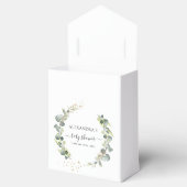 Baby Shower Eucalyptus Groenery Boho Rustiek Bedankdoosjes (Geopend)