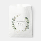 Baby Shower Eucalyptus Groenery Boho Rustiek Bedankzakje (Voorkant)