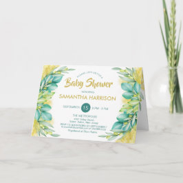 Baby shower Eucalyptus laat luidere afdrukking 2 i