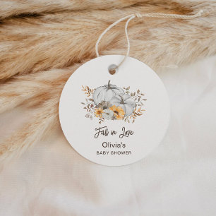 Baby Shower Fall in Love Bedankjes Labels