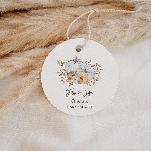 Baby Shower Fall in Love Bedankjes Labels