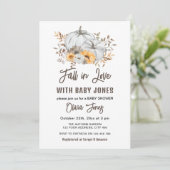 Baby Shower Fall in Love Kaart (Staand voorkant)