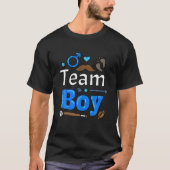 Baby shower Familie Outfit Team Boy Team Meisje Ge T-shirt (Voorkant)
