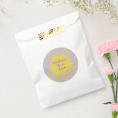 Baby shower Favor Bag "Baby Footprint" Bedankzakje (Gezegeld)