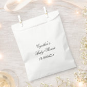Baby shower Favor Bag - Behandel Bag Bedankzakje (Geknipt)