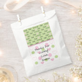 Baby shower Favor Bag, "Sugar and Spice" Bedankzakje (Geknipt)