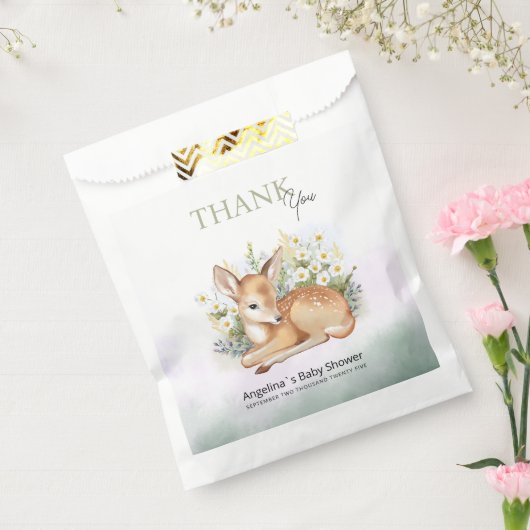 Baby Shower Favor Bags Bedankzakje (Gezegeld)