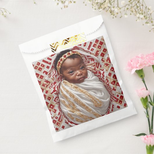 Baby shower Favor Bags Bedankzakje (Gezegeld)