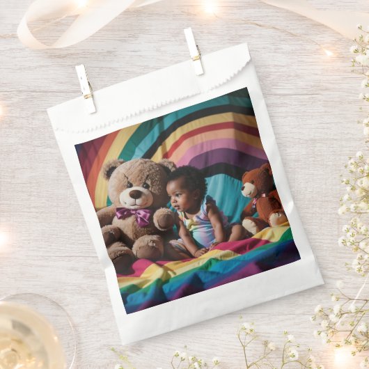 Baby shower Favor Bags Bedankzakje (Geknipt)