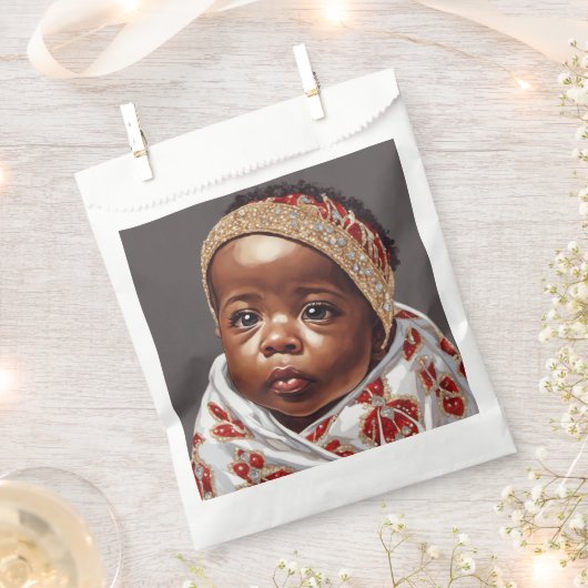 Baby shower Favor Bags Bedankzakje (Geknipt)