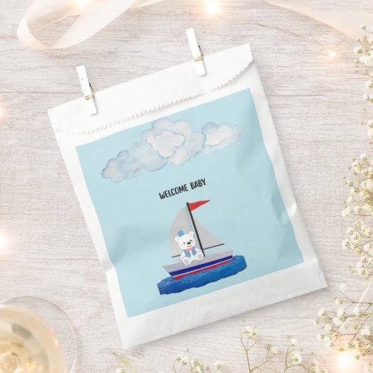 Baby Shower Favor Bags Bedankzakje (Geknipt)