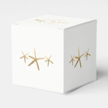 Baby shower Favor Box, Aanpassen, Strand Zeester