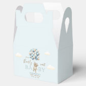 Baby Shower Favor Box – Cute Bear with Balloons –  Bedankdoosjes (Geopend)