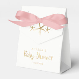 Baby shower Favor Box - Strand, Oceaan, Zeester Bedankdoosjes