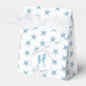 Baby shower Favor Boxes Waterverf Strand Bedankdoosjes (Voorkant Zijde)