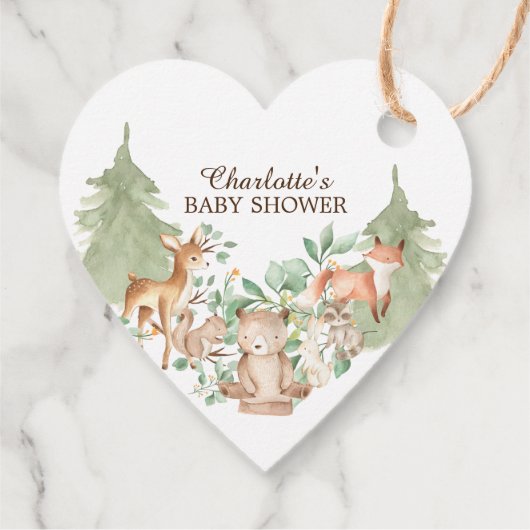 Baby shower  Favor Gift Label (Achterkant)