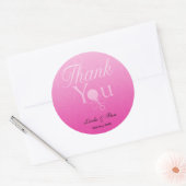 Baby shower Favor (meisje) Ronde Sticker (Envelop)
