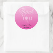 Baby shower Favor (meisje) Ronde Sticker (Tas)