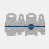 Baby shower Favor met Chevrons Persoonlijke naam Bedankdoosjes (Uitgevouwen)