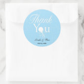 Baby shower Favor Ronde Sticker (Tas)