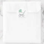baby shower Favor Sticker (Tas)