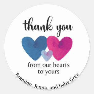 Baby shower Favor Sticker