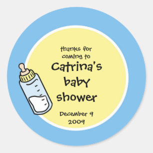 Baby Shower Favor Sticker - Babyfles