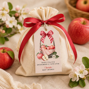 Baby Shower Favor Tags Appelboomgaard Mandje Cadeaulabel