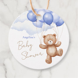 Baby shower Favor Tags Bedankjes Labels