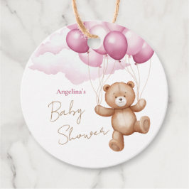 Baby shower Favor Tags Bedankjes Labels