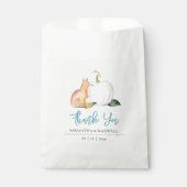 Baby shower Favor Tassen Herfst Pompoen Fox Bedankzakje (Voorkant)