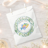 Baby shower Favor Tassen Tropische Vis Bedankzakje (Geknipt)