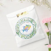 Baby shower Favor Tassen Tropische Vis Bedankzakje (Gezegeld)