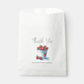 Baby shower Favor Tassen Waterverf Aardbeien Bedankzakje (Voorkant)