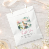 Baby shower Favor Tassen Waterverf Duck Bedankzakje (Geknipt)