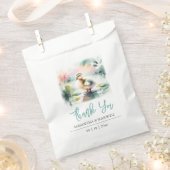 Baby shower Favor Tassen Waterverf Duck Bedankzakje (Geknipt)