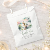 Baby shower Favor Tassen Waterverf Duck Bedankzakje (Geknipt)