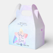 Baby shower Favoriet Cadeaubox | Rising Star Theme Bedankdoosjes (Achterkant)