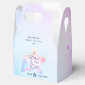 Baby shower Favoriet Cadeaubox | Rising Star Theme Bedankdoosjes (Geopend)
