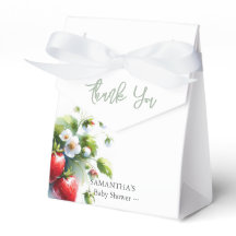 Baby shower Favoriete Dozen Waterverf Aardbeien