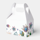 Baby shower Favoriete Dozen Waterverf Boho Bloemen Bedankdoosjes (Achterkant)