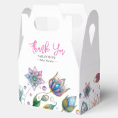 Baby shower Favoriete Dozen Waterverf Boho Bloemen Bedankdoosjes (Geopend)