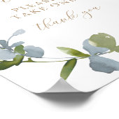 Baby shower Favors Sign Eucalyptus Greenery Poster (Hoek)