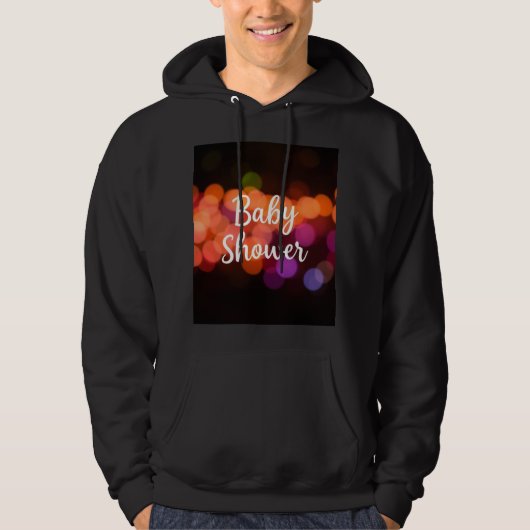 Baby Shower Feest Hoodie (Voorkant)