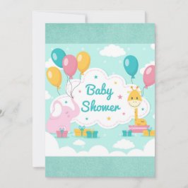 Baby Shower Feest Kaart