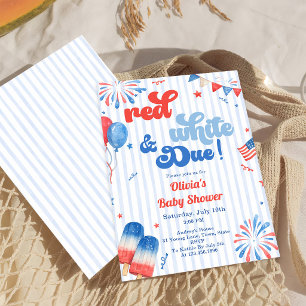 Baby Shower Feest Uitnodiging - 4 juli