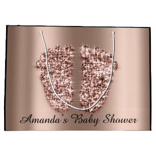 Baby shower Feet Boy Girl Name Roos Baby Groot Cadeauzakje