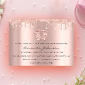 Baby shower Feet Glitter Roos Gold Drivers Boy Gir Kaart